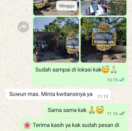 Pengiriman Papan Bunga Duka Periuk Jaya
