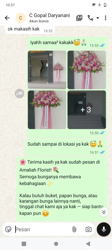 Pengiriman Karangan Bunga Periuk Jaya